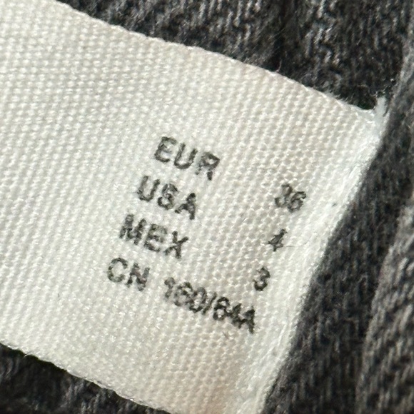 MNG Mango Black Paperbag Waist Tapered Jeans – Size 4 / EUR 36 - Picture 4 of 4